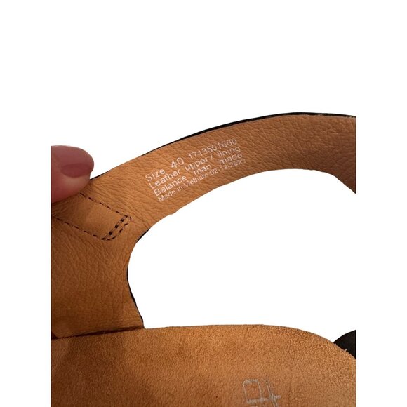 Dansko Tinley Fisherman Wedge Sandal Size 40 US 9.5/10 Black NWOB Comfort Suppor - Picture 4 of 9